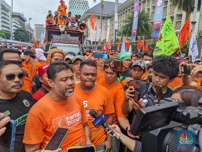 Tuntut Upah 2026 Naik 10,5%, Buruh Ancam Demo Besar-Kecam Ucapan Luhut