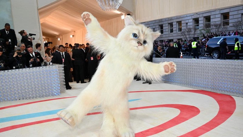 Aktor AS Jared Leto tiba untuk Met Gala 2023 di Metropolitan Museum of Art pada 1 Mei 2023, di New York. - Gala mengumpulkan uang untuk Institut Kostum Museum Seni Metropolitan. Tema Gala 2023 adalah 