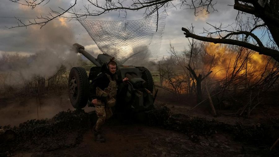 lebih dari 20.000 tentara Rusia tewas dan 80.000 lainnya terluka dalam lima bulan pertempuran di Ukraina timur, khususnya di Bakhmut. (REUTERS/STRINGER)