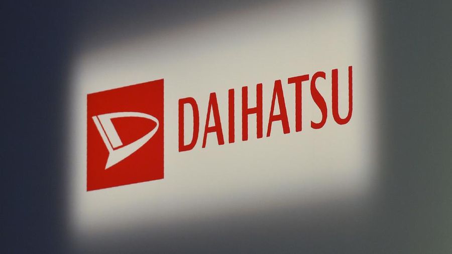 Logo Daihatsu (AFP via Getty Images/KAZUHIRO NOGI)
