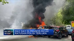 Video: May Day di Prancis Ricuh, Ratusan Polisi Terluka
