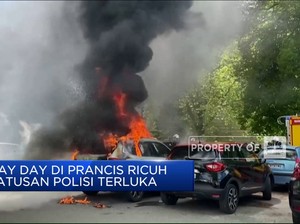  May Day di Prancis Ricuh, Ratusan Polisi Terluka