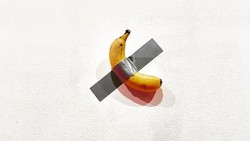 Tok! Karya Pisang yang Dilakban di Dinding Laku Rp 99,5 M