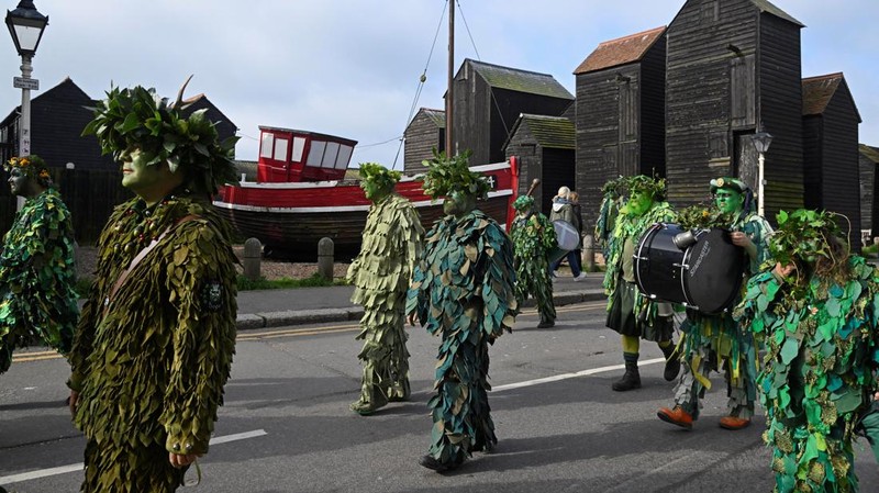 Peserta saat mengikuti parade 
