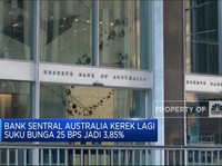 Video: Bank Sentral Australia Kerek Lagi Suku Bunga 25 Bps