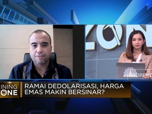 Ramai Dedolarisasi, Harga Emas Makin Bersinar?