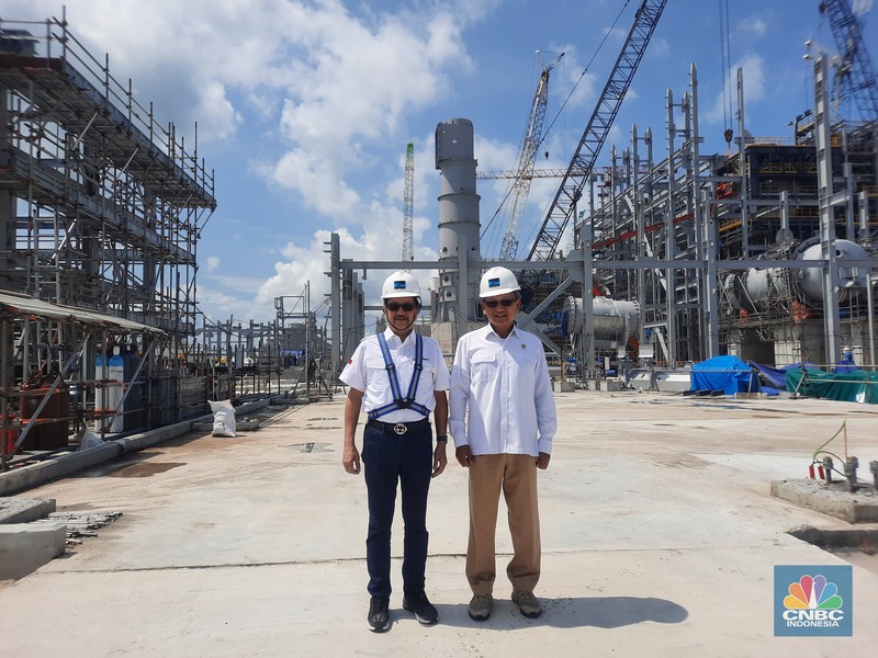 PT Freeport Indonesia (PTFI) saat ini tengah membangun pabrik pengolahan tembaga di Kawasan Industri Java Integrated Industrial & Port Estate (JIIPE), Kecamatan Manyar, Kabupaten Gresik, Jawa Timur. PT Freeport Indonesia (PTFI) saat ini tengah membangun pabrik pengolahan tembaga di Kawasan Industri Java Integrated Industrial & Port Estate (JIIPE), Kecamatan Manyar, Kabupaten Gresik, Jawa Timur. (CNBC Indonesia/Firda Dwi Muliawati