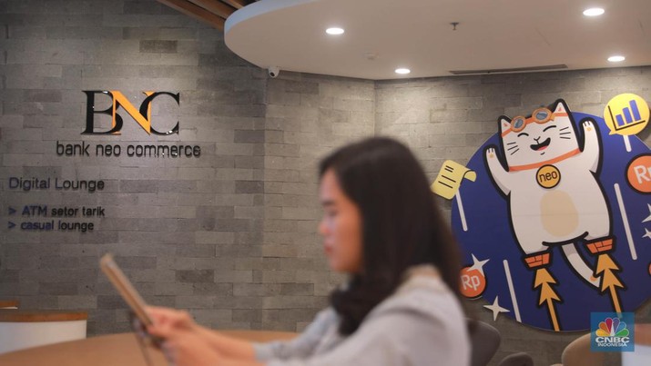 Ilustrasi PT Bank Neo Commerce (BBYB). ( CNBC Indonesia/Muhammad Sabki)