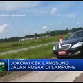 Video: Mercy Jokowi Terjang Jalan Rusak di Lampung yang Viral