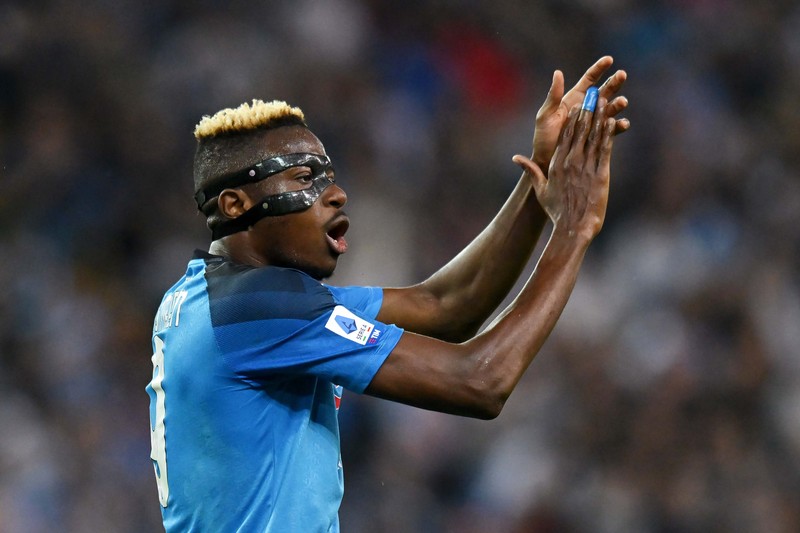 Napoli keluar sebagai juara Liga Italia 2022/2023. Napoli mengunci scudetto usai bermain imbang 1-1 melawan Udinese. (Getty Images/MB Media)