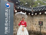 Daebak! Begini Gaya Sri Mulyani Pakai Hanbok di Korea