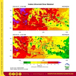 Panas Mendidih, Peringatan BMKG Besok Sinar UV di Sini Bahaya