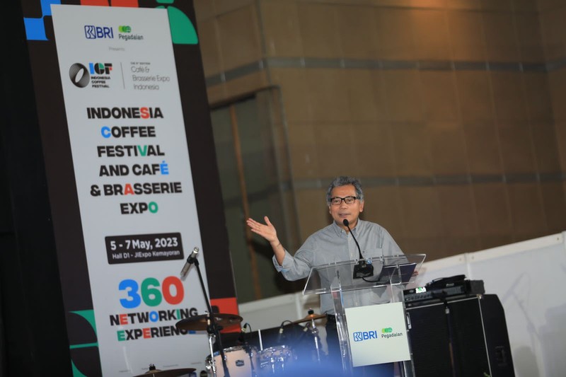 Menteri BUMN Erick Thohir di Indonesia Coffee Festival (ICF) di JIEXPO. (Dok. BRI) Menteri BUMN Erick Thohir di Indonesia Coffee Festival (ICF) di JIEXPO. (Dok. BRI)