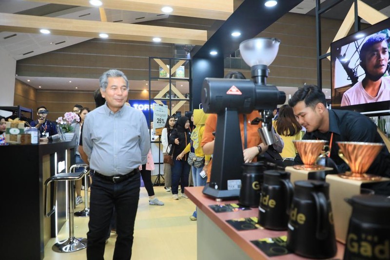 Menteri BUMN Erick Thohir di  Indonesia Coffee Festival (ICF) di JIEXPO. (Dok. BRI)
