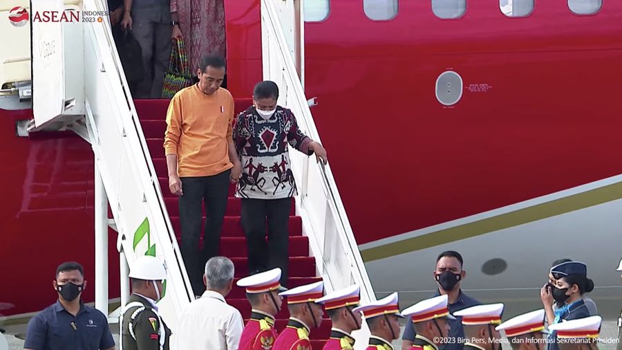 Presiden Jokowi Cek Kesiapan Penyelenggaraan KTT ASEAN, Labuan Bajo, 7 Mei 2023 (Tangkapan layar youtube Setpres RI)