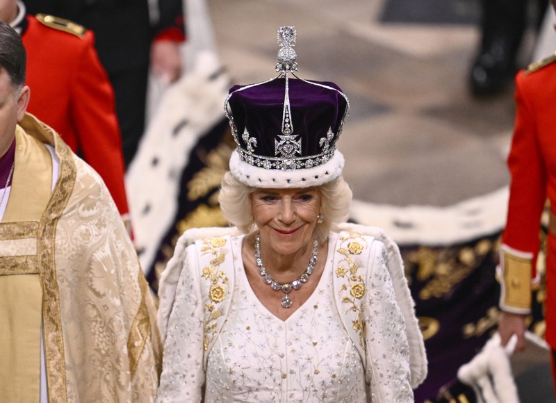 Prosesi penobatan Raja CHarles III Wsstminter Abbey, London, Inggris, Sabtu (6/5/2023). (GARY CALTON/POOL/AFP via Getty Images) Prosesi penobatan Raja CHarles III Wsstminter Abbey, London, Inggris, Sabtu (6/5/2023). (GARY CALTON/POOL/AFP via Getty Images)