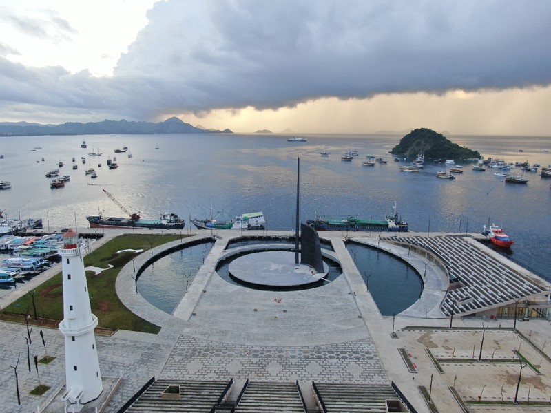 Kawasan Strategis Pariwisata Nasional (KSPN) Pantai Marina Bukit Pramuka di Labuan Bajo, NTT. Kawasan Strategis Pariwisata Nasional (KSPN) Pantai Marina Bukit Pramuka di Labuan Bajo, NTT. (Dok. Brantas Abipraya)