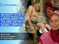 Kisah Mak Piyah, Cari Nafkah Serabutan dan Rawat Suami Lumpuh
