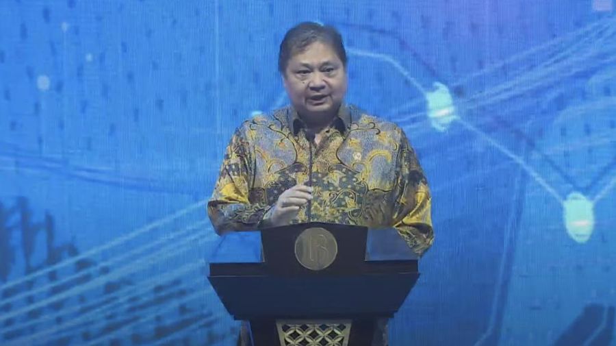 Menteri Koordinator Bidang Perekonomian Airlangga Hartarto. (YouTube/Bank Indonesia)