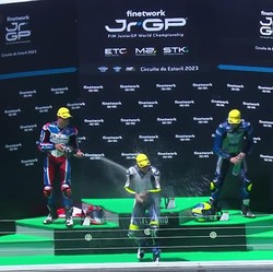 Pertamina Mandalika SAG Raih Podium 2 di Moto2 ECh Portugal!