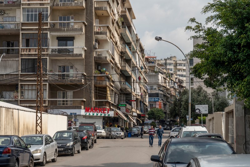 Suasana kota Beirut, Lebanon, Senin, (1/5/2023). (Francesca Volpi/Bloomberg via Getty Images)