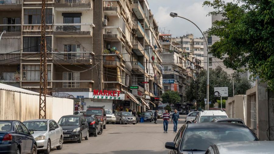 Suasana kota Beirut, Lebanon, Senin, (1/5/2023). (Francesca Volpi/Bloomberg via Getty Images)