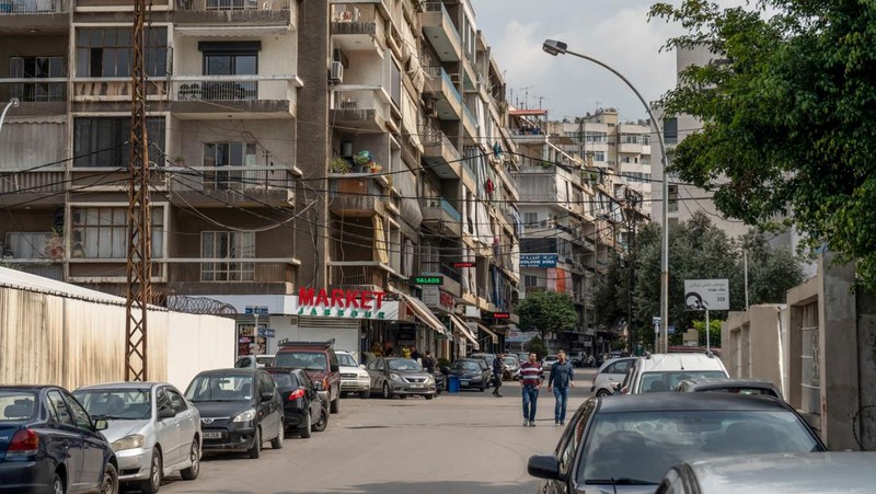 Suasana kota Beirut, Lebanon, Senin, (1/5/2023). (Francesca Volpi/Bloomberg via Getty Images)