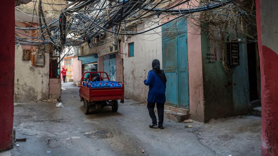 Suasana kota Beirut, Lebanon, Senin, (1/5/2023). (Francesca Volpi/Bloomberg via Getty Images)