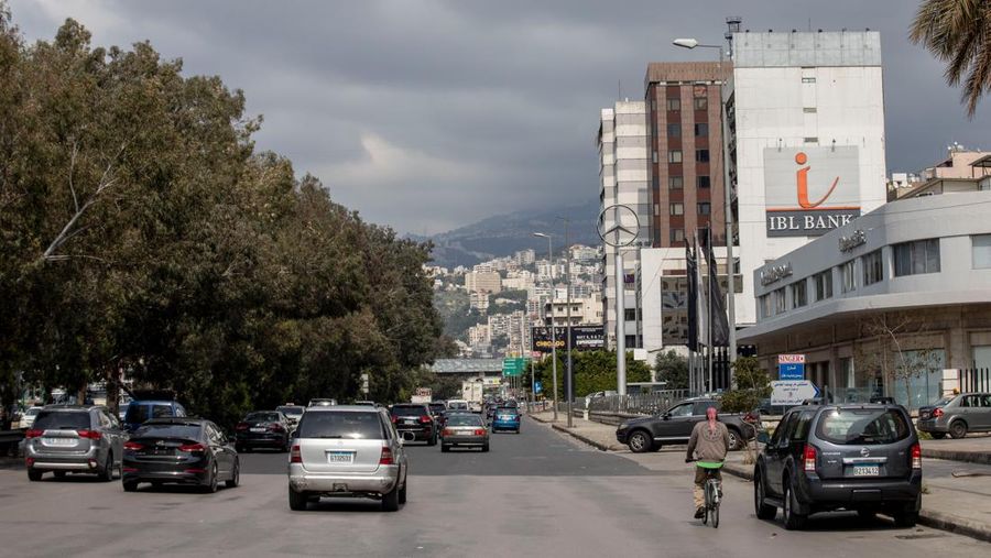 Suasana kota Beirut, Lebanon, Senin, (1/5/2023). (Francesca Volpi/Bloomberg via Getty Images)