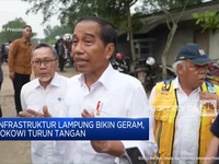 Video: Infrastruktur Lampung Bikin Geram, Jokowi Turun Tangan