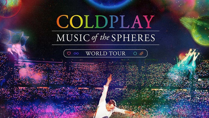 Konser Coldplay di Indonesia. (Instagram @pkentertainment.id)