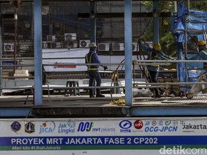 Pengumuman! JPO Thamrin 10 Dibongkar Imbas Proyek MRT Fase 2