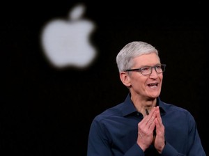 Menteri Perdagangan China Bertemu Bos Apple Tim Cook