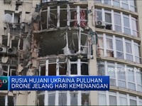 Rusia Hujani Ukraina Puluhan Drone Jelang Hari Kemenangan