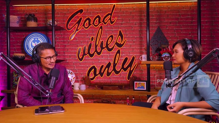 Sandiaga Uno & Maria Katarina di Podcast Cuap Cuap Cuan