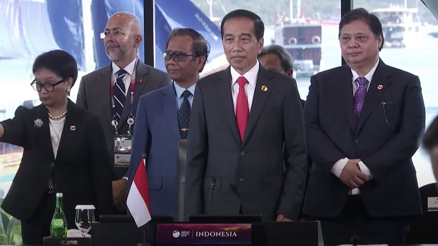 Presiden Joko Widodo saat mebuka KTT ASEA di Labuan Bajo, NTT, Rabu (10/5/2023). (YouTube/ Sekretariat Presiden)