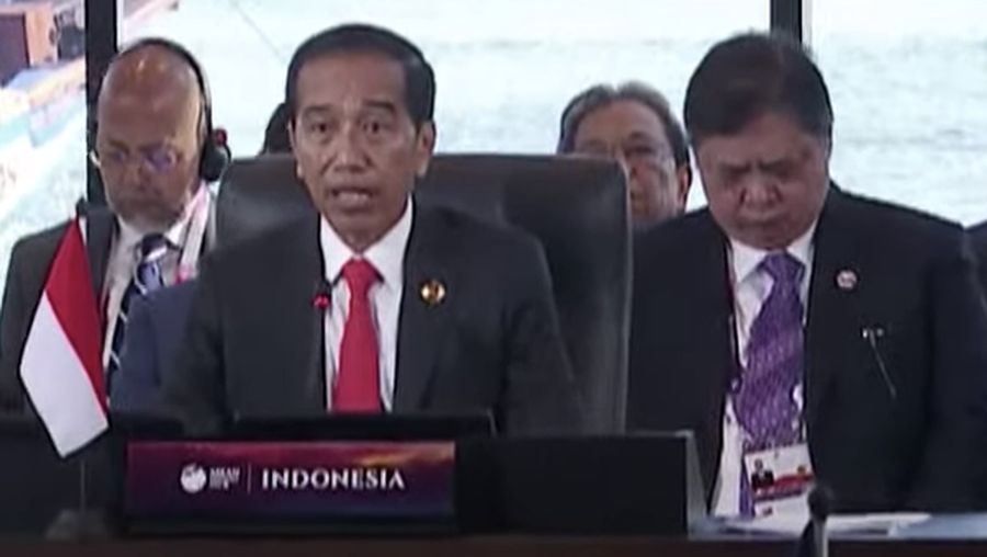 Presiden Joko Widodo saat mebuka KTT ASEA di Labuan Bajo, NTT, Rabu (10/5/2023). (YouTube/ Sekretariat Presiden)