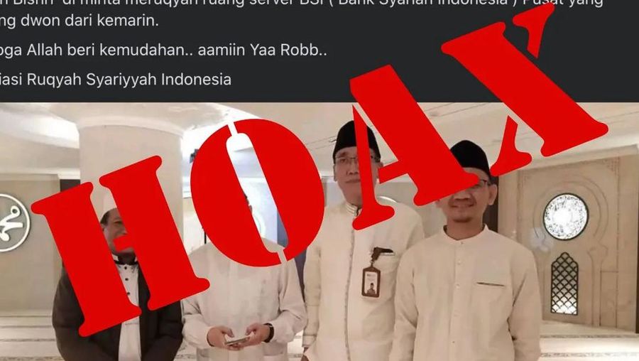 Hoax Terjadi sabotase dan serangan cyber terhadap BSI. (Instagram/hidayatkomaruddin)