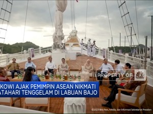 Jokowi Ajak Pemimpin ASEAN Nikmati 'Sunset' di Labuan Bajo