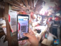 Intip Digitalisasi Pasar Tradisional yang Menggunakan QRIS