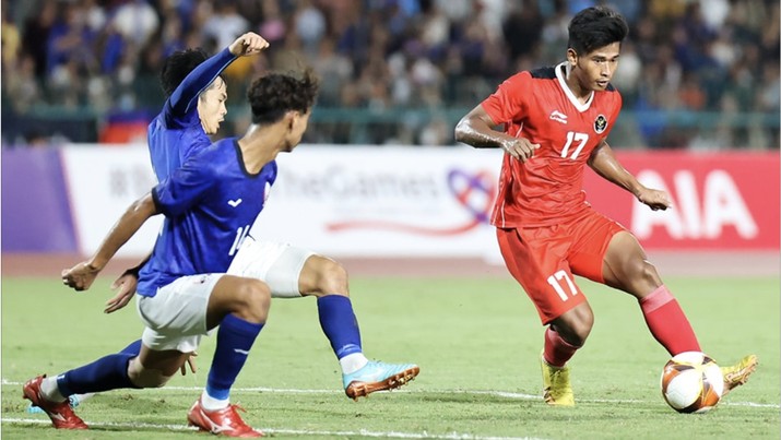 Timnas U-22 Indonesia kalahkan tuan rumah Kamboja U-22 dengan skor akhir 2-1. (Dok. PSSI)