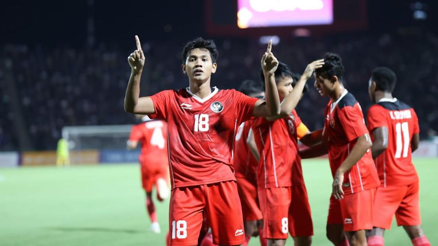 Timnas U-22 Indonesia kalahkan tuan rumah Kamboja U-22 dengan skor akhir 2-1. (Dok. PSSI)