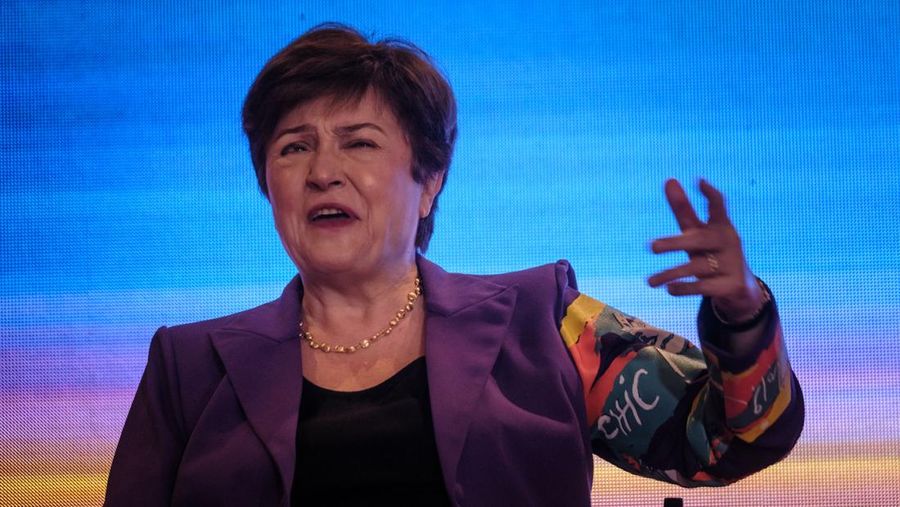 Direktur IMF, Kristalina Georgieva, (YASUYOSHI CHIBA/AFP via Getty Images)