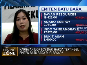 Harga Batubara Anjlok Hingga 60%, Nasib Emitennya Gimana?