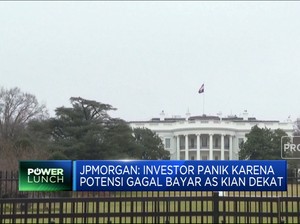 JPMorgan: Investor Panik Potensi Gagal Bayar AS Kian Dekat