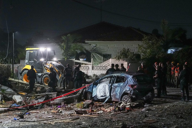 Selusin roket diluncurkan dari Jalur Gaza ke Israel sebagai tanggapan atas serangan Israel, di Kota Gaza, Gaza pada 10 Mei 2023. Selusin roket diluncurkan dari Jalur Gaza ke Israel sebagai tanggapan atas serangan Israel, di Kota Gaza, Gaza pada 10 Mei 2023. (Ashraf Amra/Anadolu Agency via Getty Images)