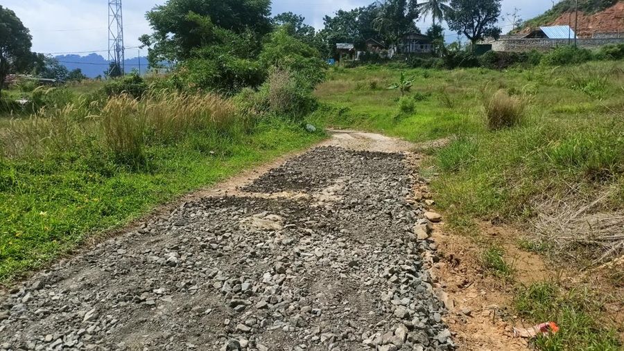 Perbaikan Jalan Sentul. (CNBC Indonesia/Sandi)