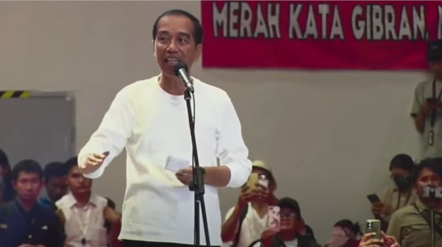 Pidato Politik Jokowi di Musra Indonesia di GBK Senayan. (Tangkapan Layar Youtube)