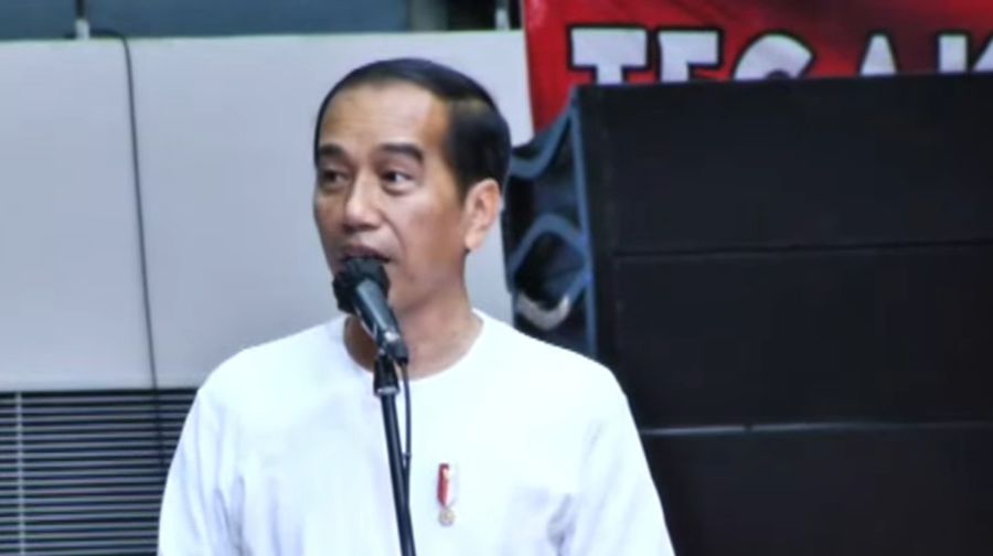 Pidato Politik Jokowi di Musra Indonesia di GBK Senayan. (Tangkapan Layar Youtube)