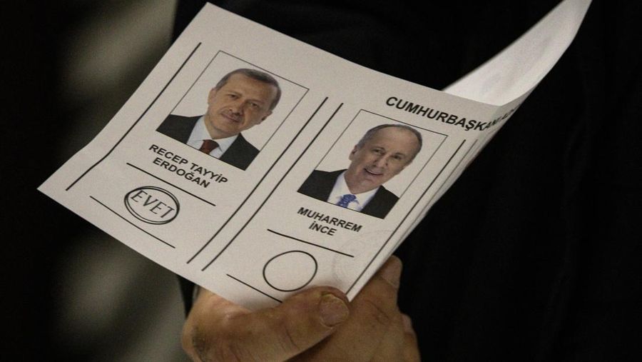ISTANBUL, TURKEY - MAY 14: Vote counting begins for President and 28th Term Parliamentary Elections on May 14, 2023, in Istanbul, Turkey. Turkey votes at the ballot box to elect its 13th President and 28th Term parliament, who will serve for five years. (Photo by Hakan Akgun/dia images via Getty Images)